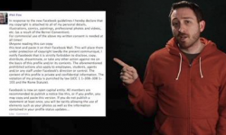 Adding your own disclaimers to online profiles