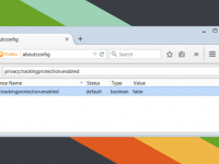 Firefox: Turn on Tracking Protection to load pages ~44% faster!